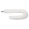 Plug avec queue Fourrure 7 x 3.4 cm Blanc 