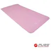 Pure2improve tapis de yoga 120x60x1 cm caoutchouc rose