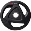 Disque de musculation Pure2Improve - noir - 2,5 kg - Entraînement de la force - Caoutchouc