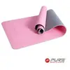 Pure2Improve Tapis de yoga 173x58x0,6 cm Rose et gris TU