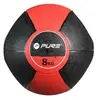 PURE2IMPROVE Ballon Médicinal avec Poignées - 8 kg - Rouge