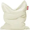 Pouf en tissu écru Slim Teddy Original - Fatboy