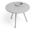 Table d'appoint pot de fleur intégré gris clair Bakkes - Fatboy