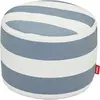 Pouf extérieur rayé bleu océan Point Outdoor - Fatboy