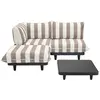 Fatboy - Canapé de jardin rembourré Paletti - Marron - Tissu Oléfine
