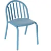 Chaise de jardin en aluminium bleu 52x56x80cm Fred's - Fatboy
