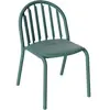 Chaise de jardin en aluminium sauge foncé 52x56x80cm Fred's - Fatboy