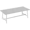 Fatboy - Table rectangulaire Fred's - Gris - Aluminium