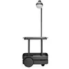 Desserte avec lampadaire en aluminium anthracite 78x55 cm Jolly Trolle...