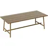 Fatboy - Table rectangulaire Fred's - Marron - Aluminium