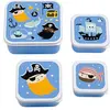 A Little Lovely Company Lot de 4 boîtes à goûter Pirates