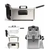 LIVOO Friteuse électrique 3L EN INOX 2000W pour des plats frits et cro...