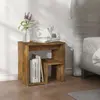 vidaXL Table de chevet Chêne fumé 40x30x40 cm Bois d'ingénierie