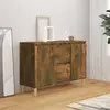 vidaXL Buffet Chêne fumé 103,5x35x70 cm Bois d'ingénierie