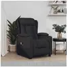 vidaXL Vidaxl Fauteuil Électrique De Massage Noir Tissu