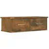 vidaXL Armoire murale Chêne fumé 60x26x18,5 cm Bois d'ingénierie