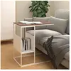 vidaXL Table d'appoint Blanc 55x36x59,5 cm Bois d'ingénierie