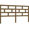 vidaXL Tête de lit Marron miel 186x4x100 cm Bois massif de pin