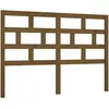vidaXL Tête de lit Marron miel 156x4x100 cm Bois massif de pin