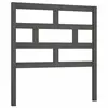 vidaXL Tête de lit Gris 106x4x100 cm Bois massif de pin
