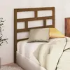 vidaXL Tête de lit Marron miel 106x4x100 cm Bois massif de pin