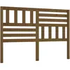 vidaXL Tête de lit Marron miel 156x4x100 cm Bois massif de pin