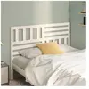 vidaXL Tête de lit Blanc 126x4x100 cm Bois massif de pin