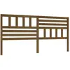 vidaXL Tête de lit Marron miel 186x4x100 cm Bois massif de pin
