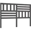 vidaXL Tête de lit Gris 166x4x100 cm Bois massif de pin