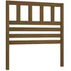 vidaXL Tête de lit Marron miel 106x4x100 cm Bois massif de pin