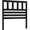 vidaXL Tête de lit Noir 106x4x100 cm Bois massif de pin