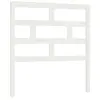 vidaXL Tête de lit Blanc 81x4x100 cm Bois massif de pin