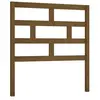 vidaXL Tête de lit Marron miel 81x4x100 cm Bois massif de pin