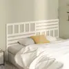 vidaXL Tête de lit Blanc 206x4x100 cm Bois massif de pin