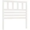 vidaXL Tête de lit Blanc 81x4x100 cm Bois massif de pin