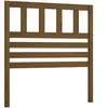 vidaXL Tête de lit Marron miel 81x4x100 cm Bois massif de pin