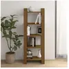 vidaXL Bibliothèque/Cloison Marron miel 60x35x160 cm Bois massif
