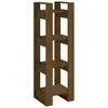 vidaXL Bibliothèque/Cloison Marron miel 41x35x125 cm Bois massif