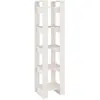 vidaXL Bibliothèque/Séparateur de pièce Blanc 41x35x160 cm Pin solide
