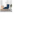 vidaXL Chaise de relaxation avec tabouret Bleu Velours