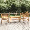 vidaXL Chaises de jardin 2 pcs 91x62x94 cm Bois de teck solide