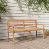 vidaXL Banc Batavia 150 cm Bois massif de teck