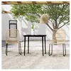 vidaXL Ensemble de salle à manger de jardin 3 pcs Chêne
