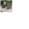 vidaXL Ensemble de salle à manger de jardin avec coussins 7 pcs Gris