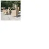 vidaXL Ensemble de salle à manger de jardin avec coussins 5 pcs Beige