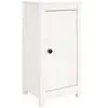 vidaXL Buffets 2 pcs Blanc 40x35x80 cm Bois massif de pin