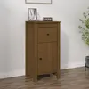 vidaXL Buffet Marron miel 40x35x80 cm Bois massif de pin