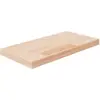 vidaXL Panneau d'étagère 40x20x2,5 cm Bois de chêne massif non traité