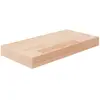 vidaXL Panneau d'étagère 40x20x4 cm Bois de chêne massif non traité