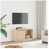 vidaXL Meuble TV 74x35x44 cm Bois de pin massif